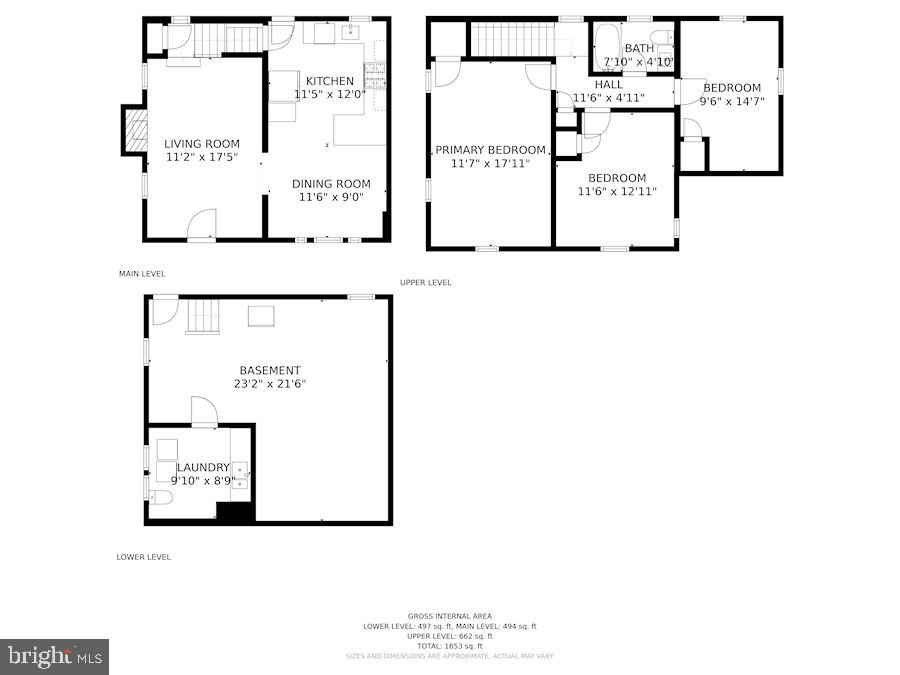 612 Warwick Road Baltimore, MD 21229 - Photo 26 of 29 Floor Plan