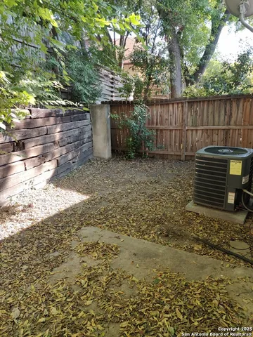 a backyard of a house