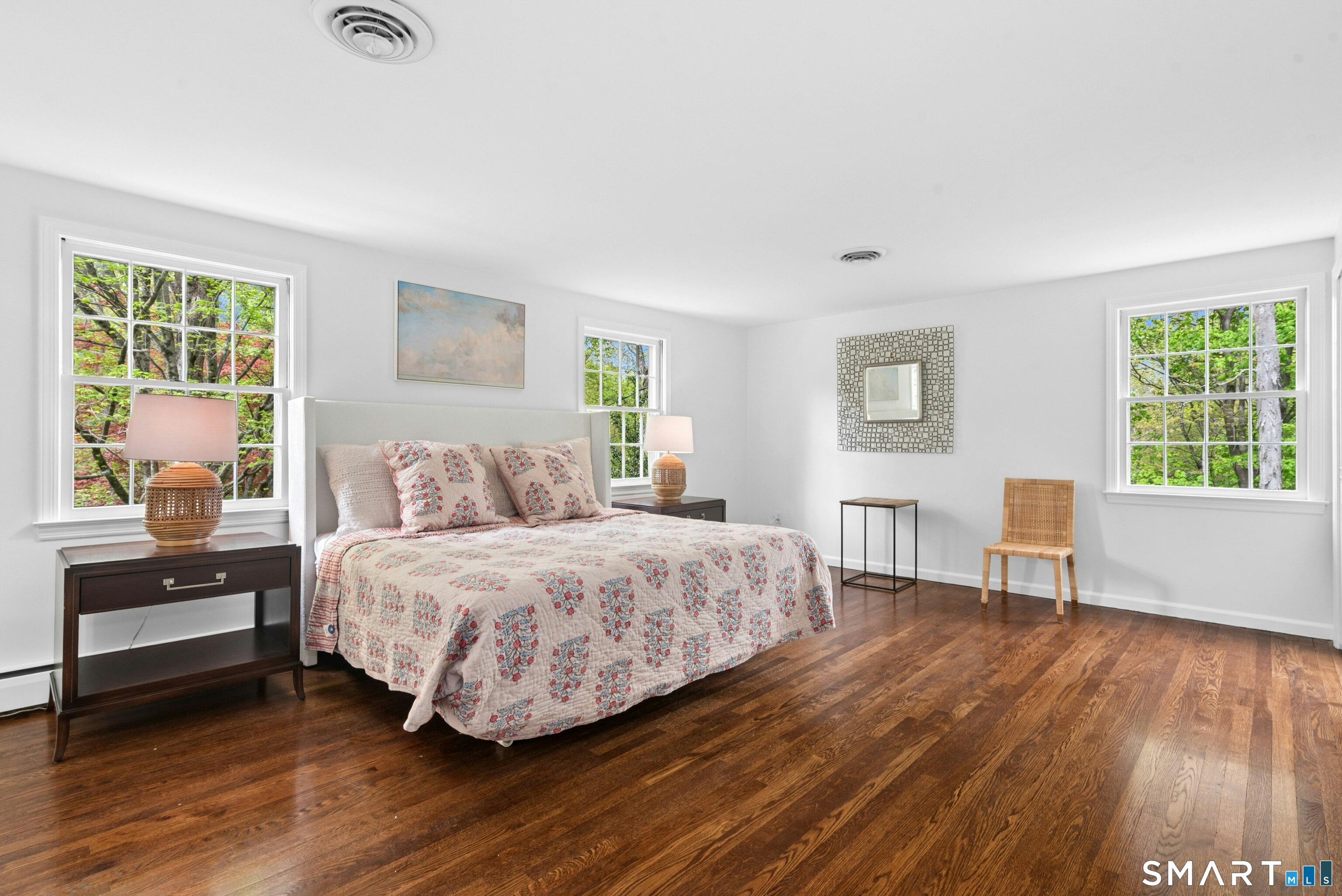254 White Oak Shade Road New Canaan, CT 06840 - Photo 25 of 31 a bedroom with a bed and a window
