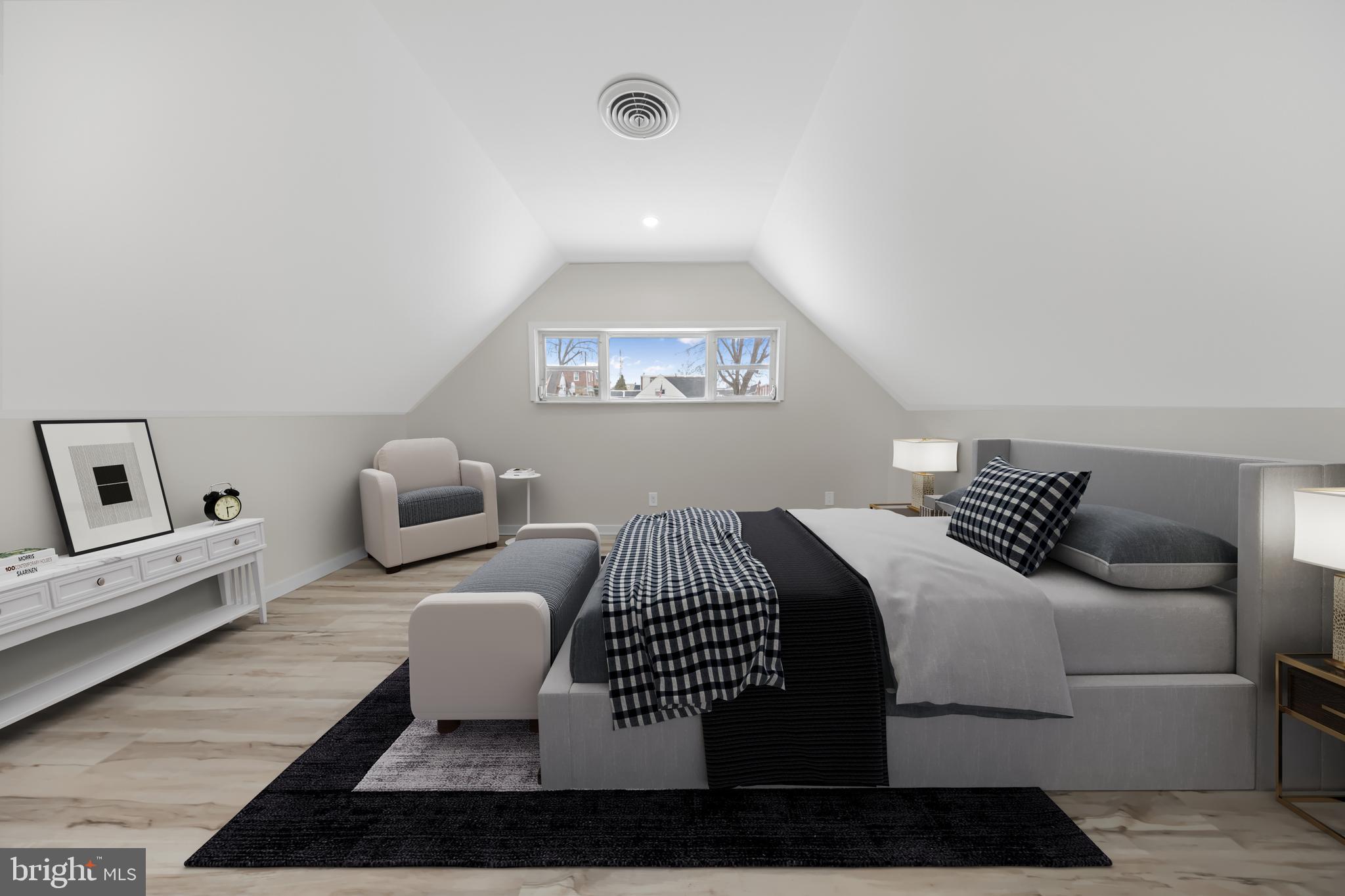 727 Sherrie Road Philadelphia, PA 19115 - Photo 4 of 18 a bedroom with a bed and a couch