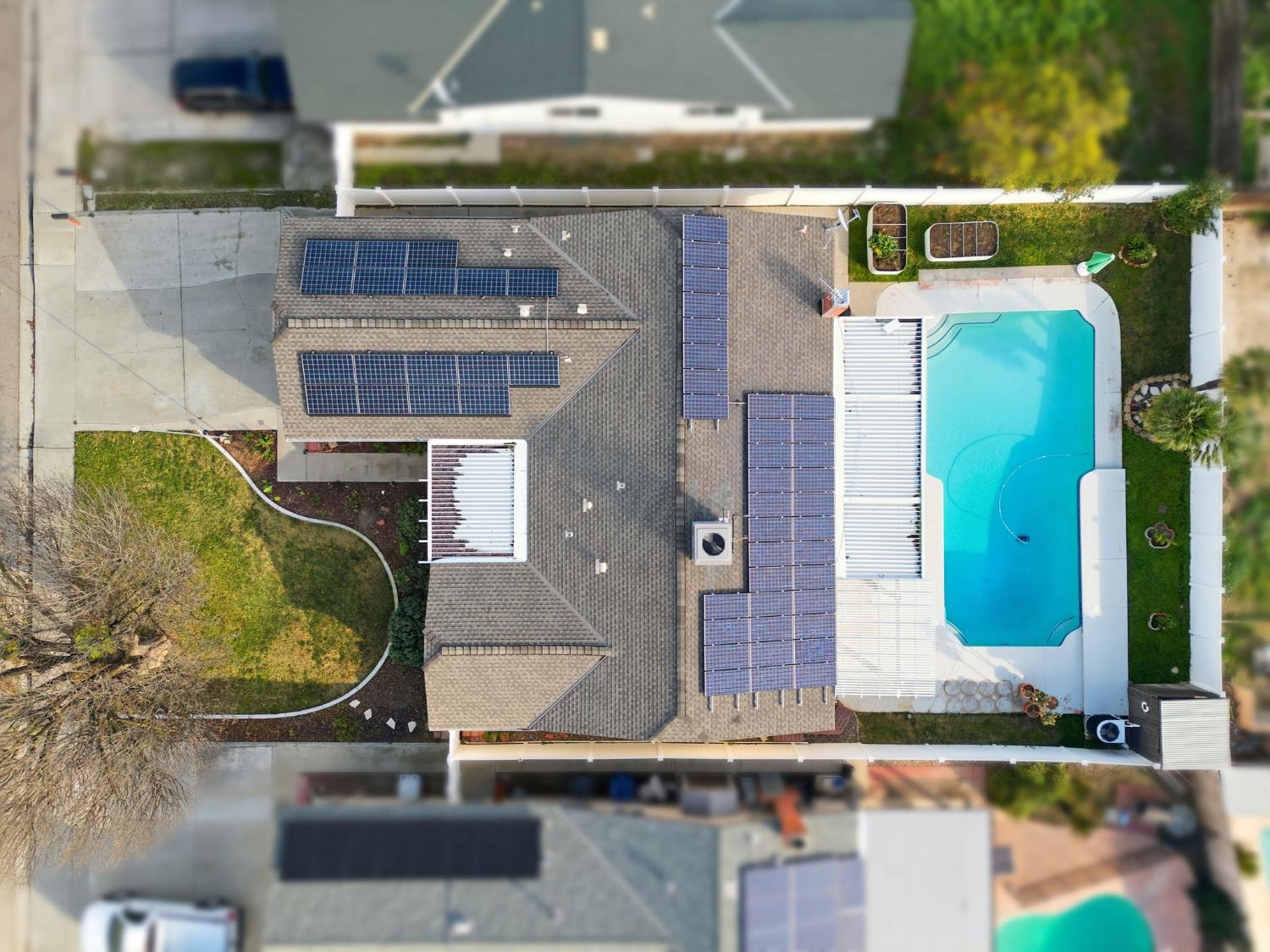 905 Redwood Lane Lemoore, CA 93245 - Photo 56 of 56 an aerial view of a highlighted house