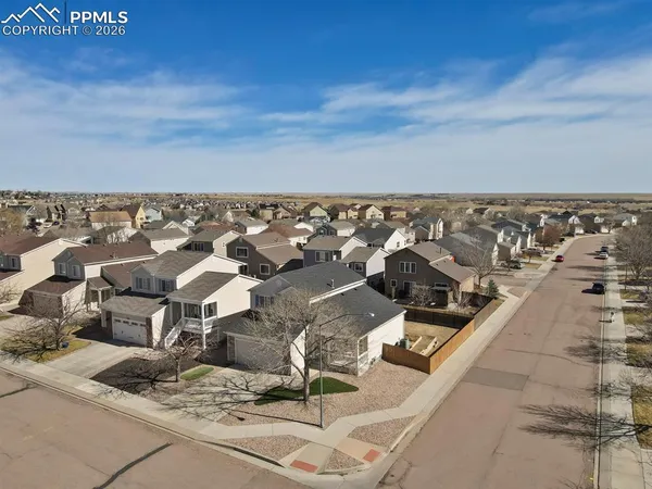 an aerial view of a