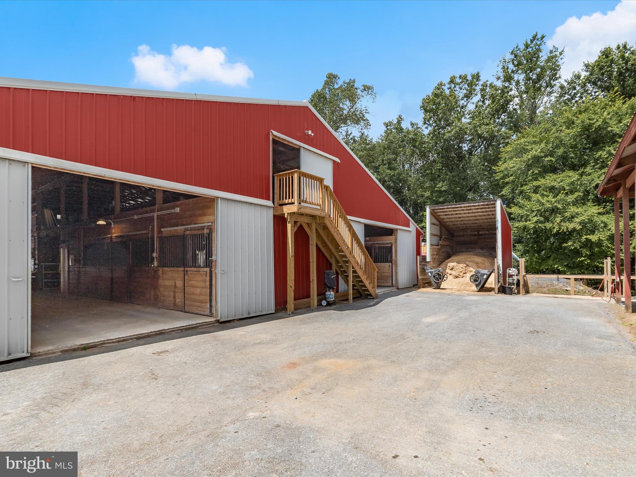 10901 Moxley Road Damascus, MD 20872 - Photo 77 of 146 Rear Exterior of Main Barn