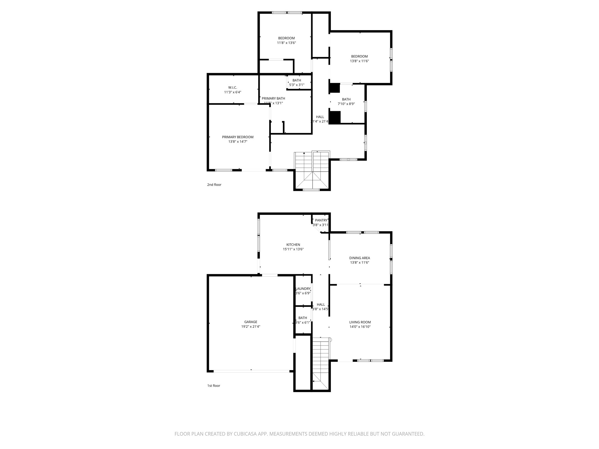 905 West 23rd Street Houston, TX 77008 - Photo 46 of 46 Home layout with dimensions