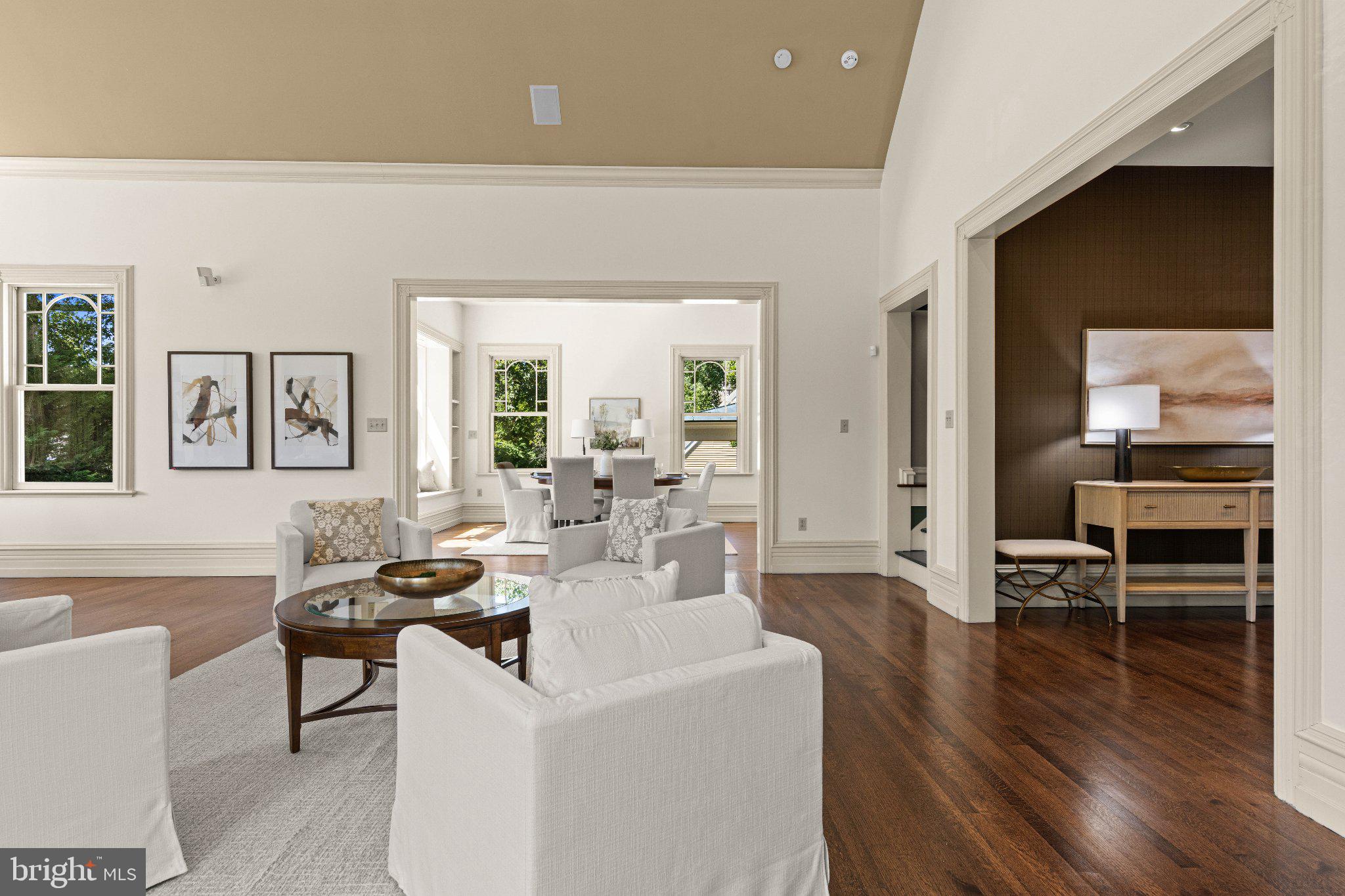 312 South Waterloo Road Devon, PA 19333 - Photo 6 of 112 Great room with a view to the breakfast room