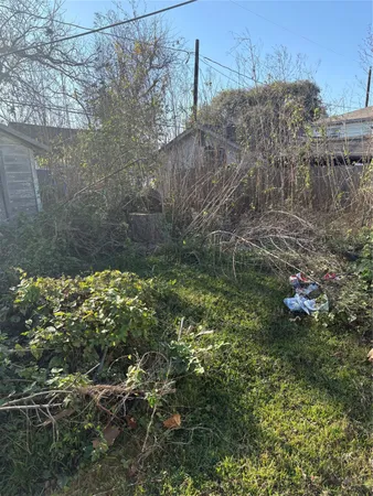 a backyard of a house