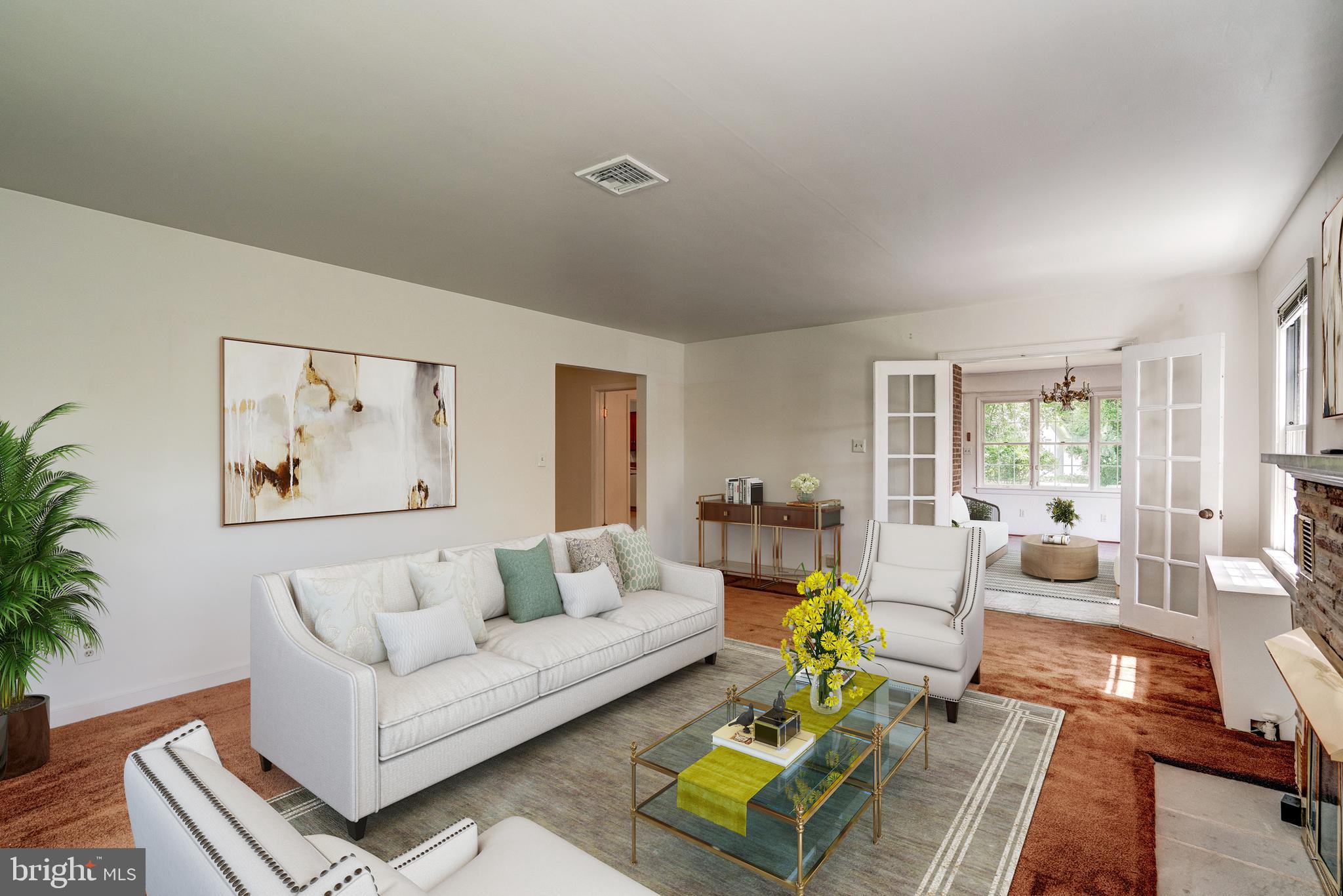 1400 Dennis Avenue Silver Spring, MD 20902 - Photo 6 of 42 French doors to Sun Porch!