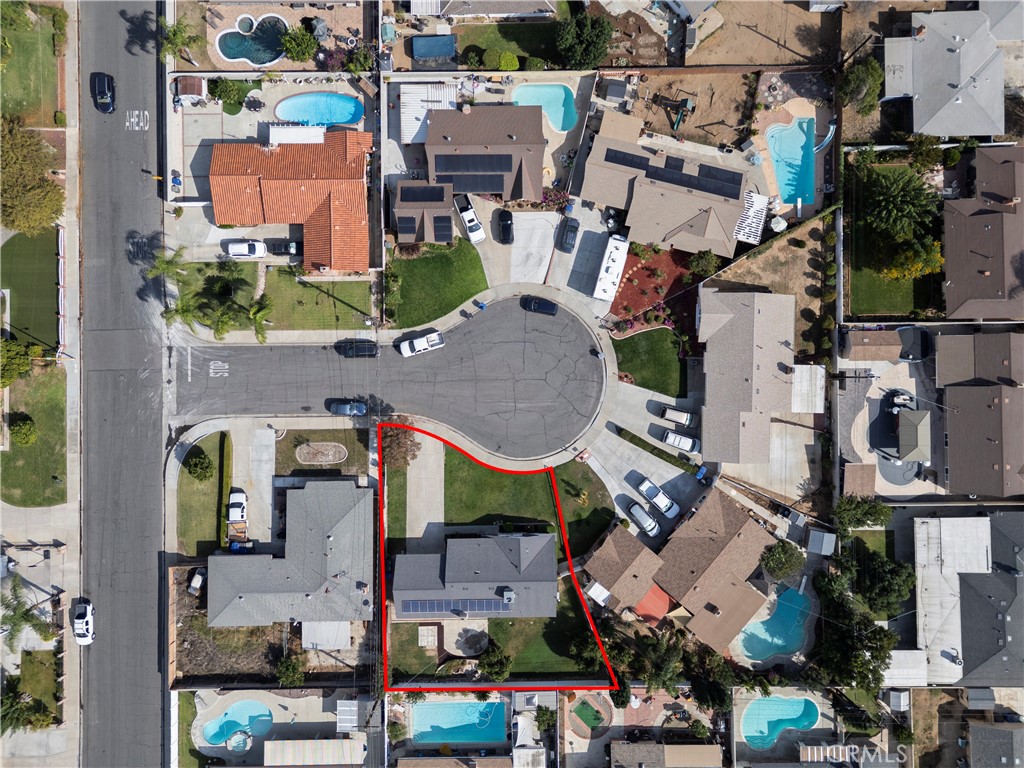 3670 Upper Terrace Drive Riverside, CA 92505 - Photo 28 of 30 an aerial view of houses with outdoor space and parking