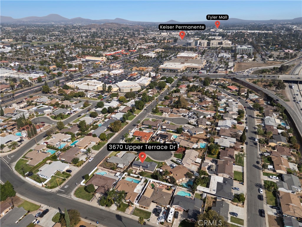 3670 Upper Terrace Drive Riverside, CA 92505 - Photo 30 of 30 an aerial view of multiple house
