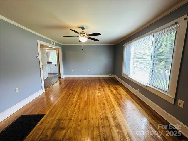 wooden floor in an empty room