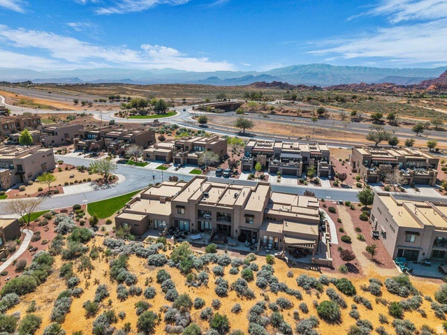 5010 Escapes Drive St. George, UT 84770 - Photo 30 of 46 Aerial perspective of suburban area with a mountainous background