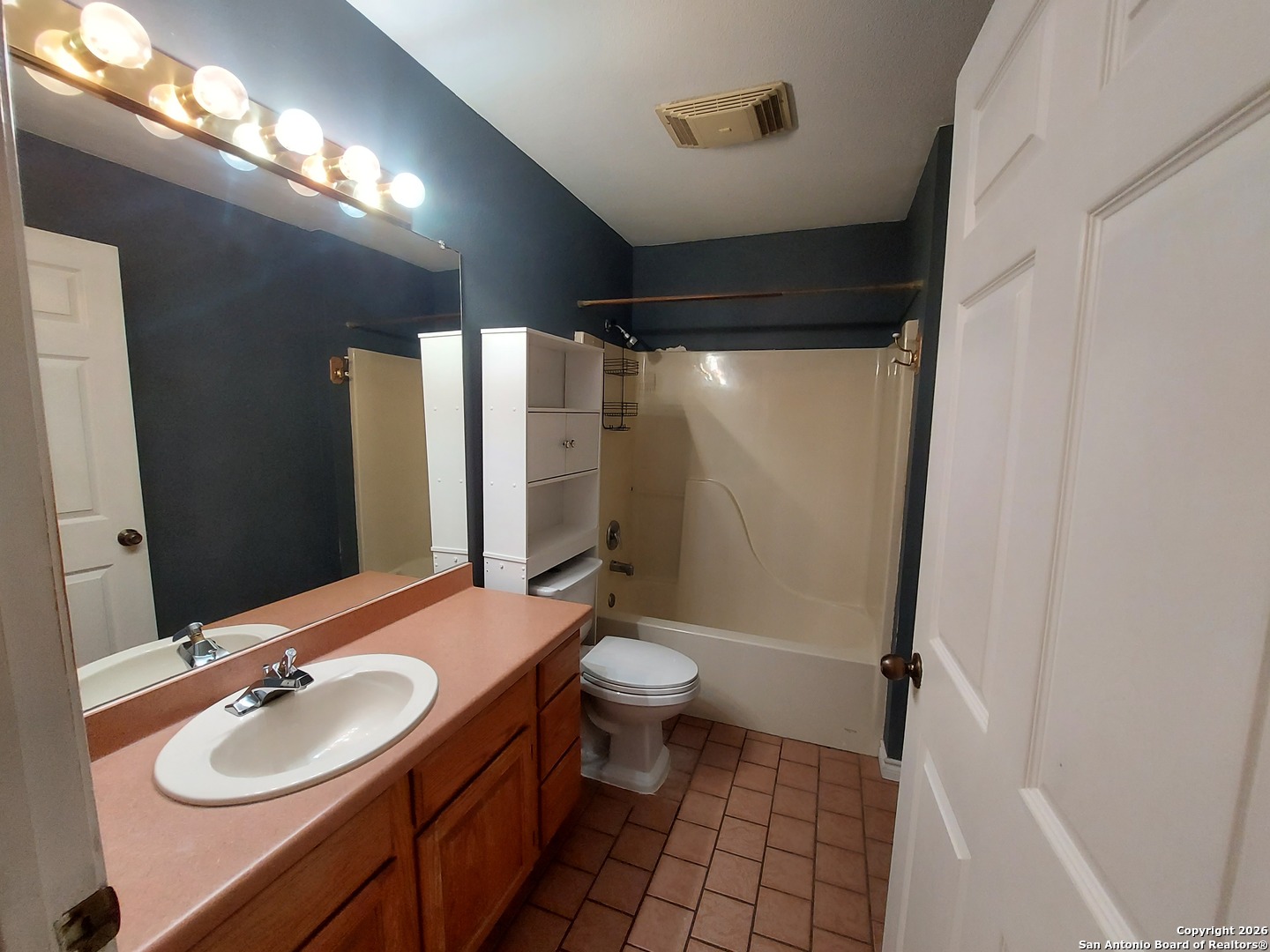 9510 Cross Rdg Lane San Antonio, TX 78263 - Photo 25 of 30 a bathroom with a sink toilet and shower
