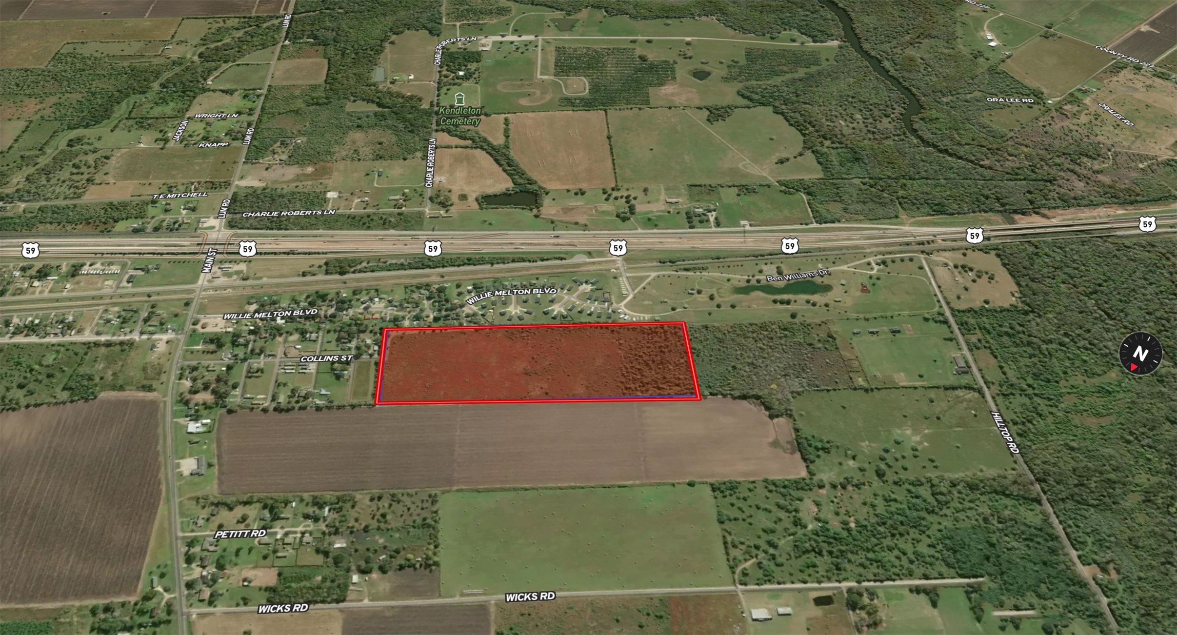 0 Collins Street Kendleton, TX 77417 - Photo 4 of 6 a view of outdoor space with seating area