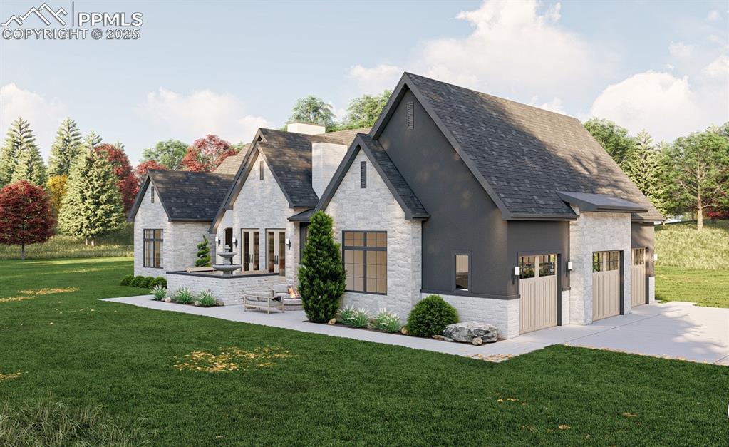 11809 Flap Jack Lane Colorado Springs, CO 80908 - Photo 6 of 18 a view of a house with a yard