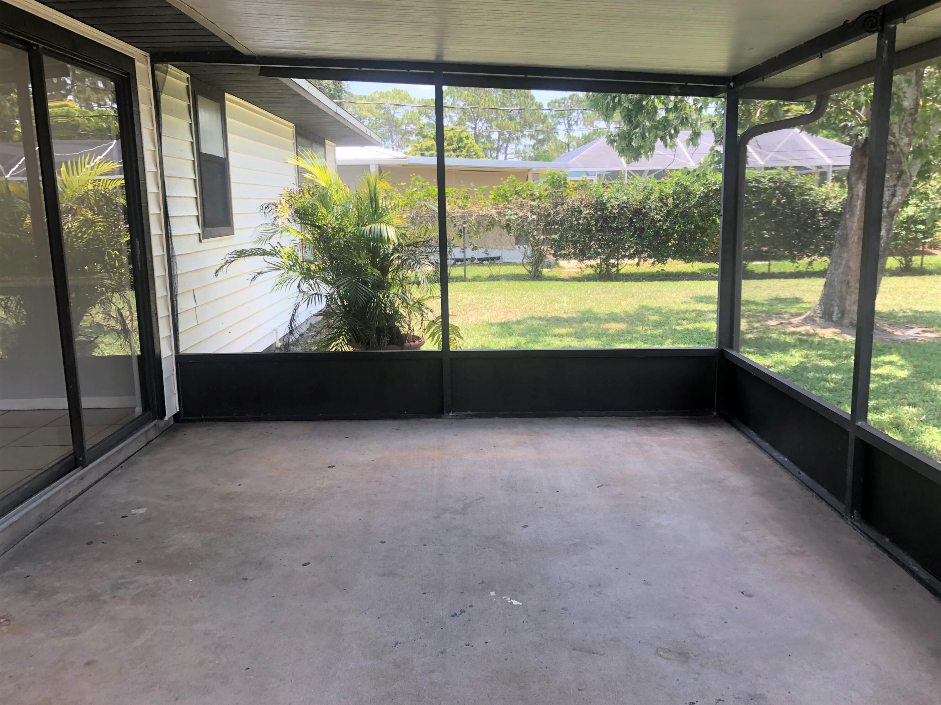 6505 Bayard Road Fort Pierce, FL 34951 - Photo 20 of 26 Screened Porch