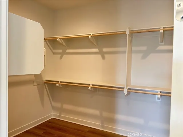 a view of a garage room