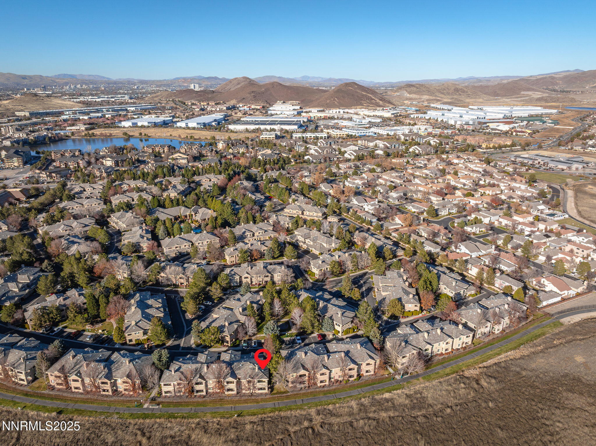 900 South Meadows Parkway, Unit 4321 Reno, NV 89521 - Photo 40 of 40 an aerial view of residential houses with city view