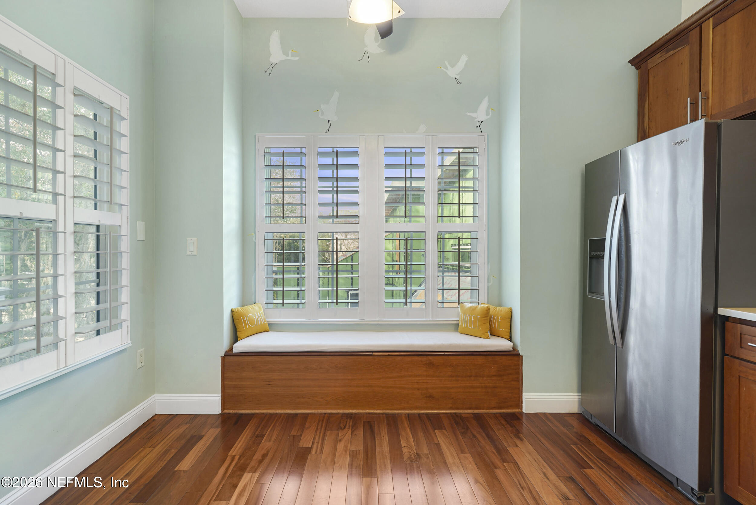 3336 Carmel Road St. Augustine, FL 32086 - Photo 12 of 55 a bedroom with a bed and wooden floor