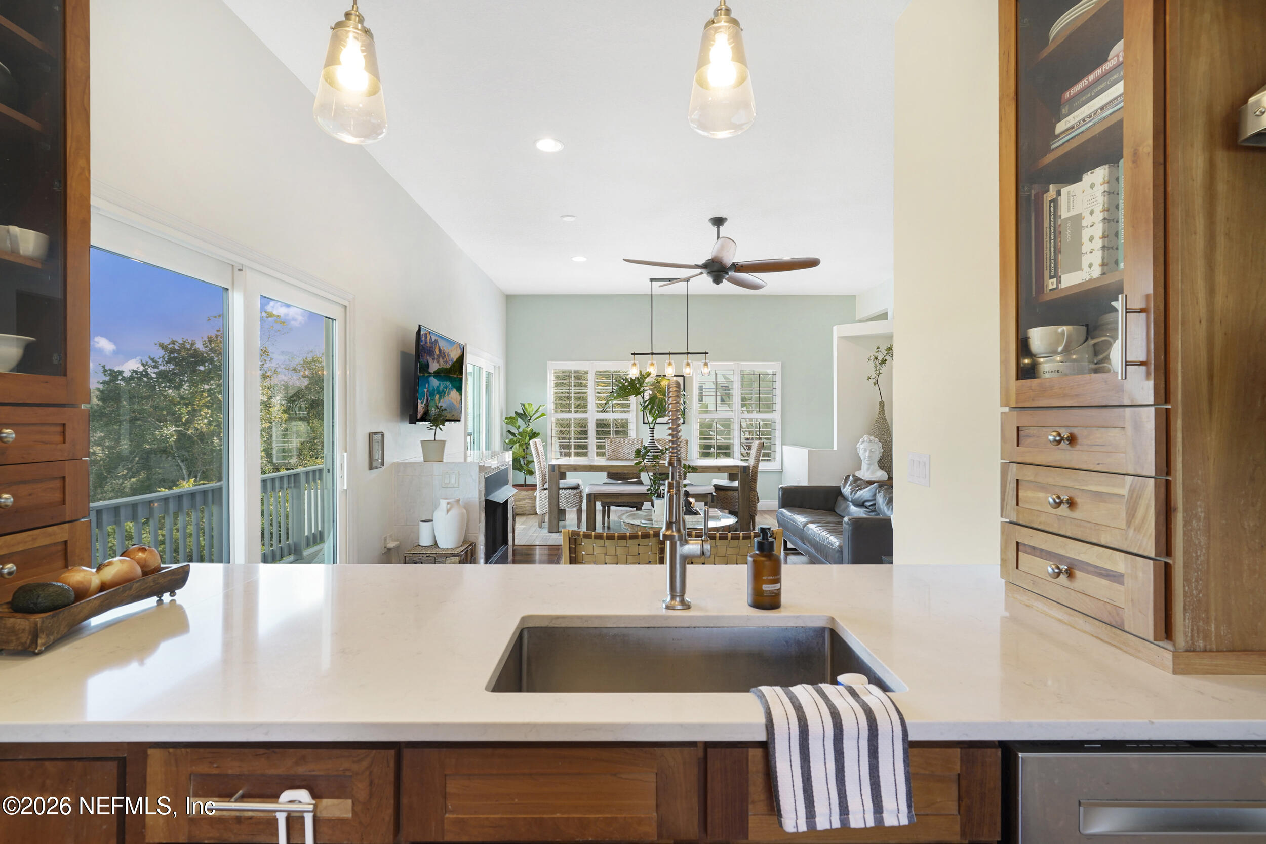 3336 Carmel Road St. Augustine, FL 32086 - Photo 14 of 55 a view of a living room and kitchen