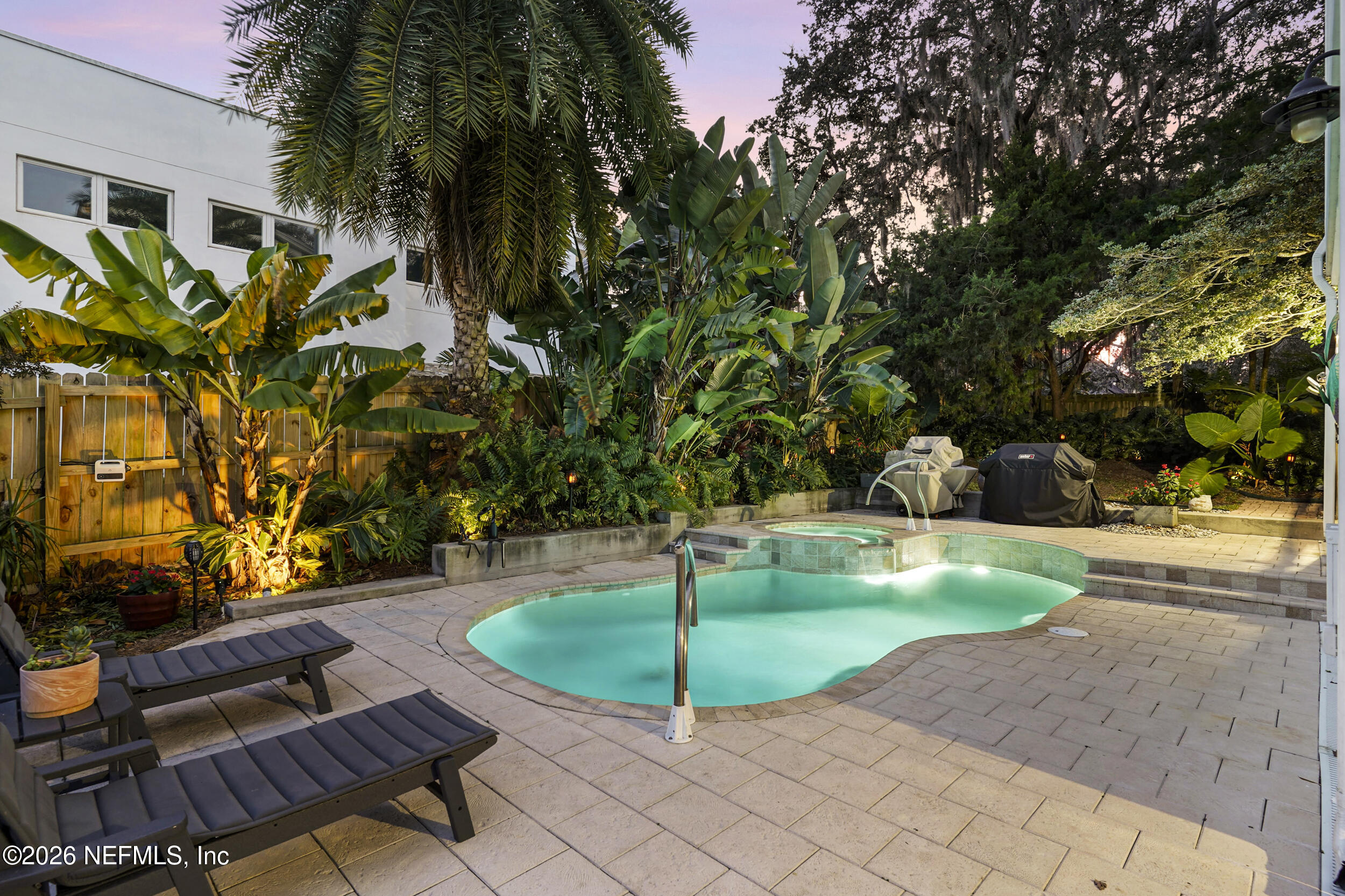 3336 Carmel Road St. Augustine, FL 32086 - Photo 2 of 55 a garden view with a seating space
