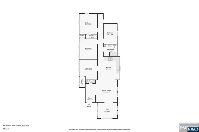 a picture of floor with a white building