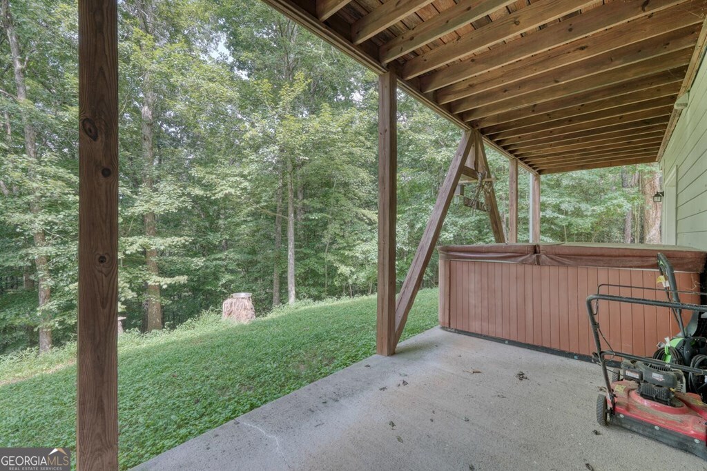 45 K D Lane Ellijay, GA 30540 - Photo 41 of 48 Back Deck with Hot Tub