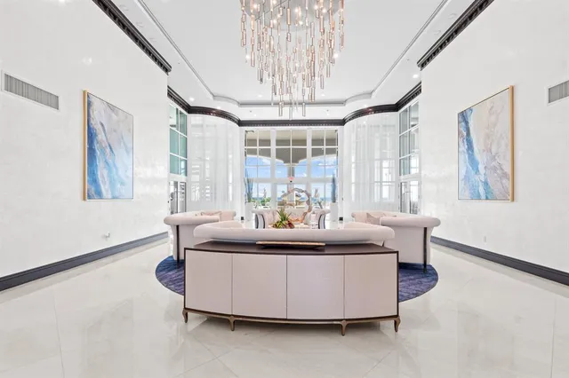 a view of a living room with a potted plant