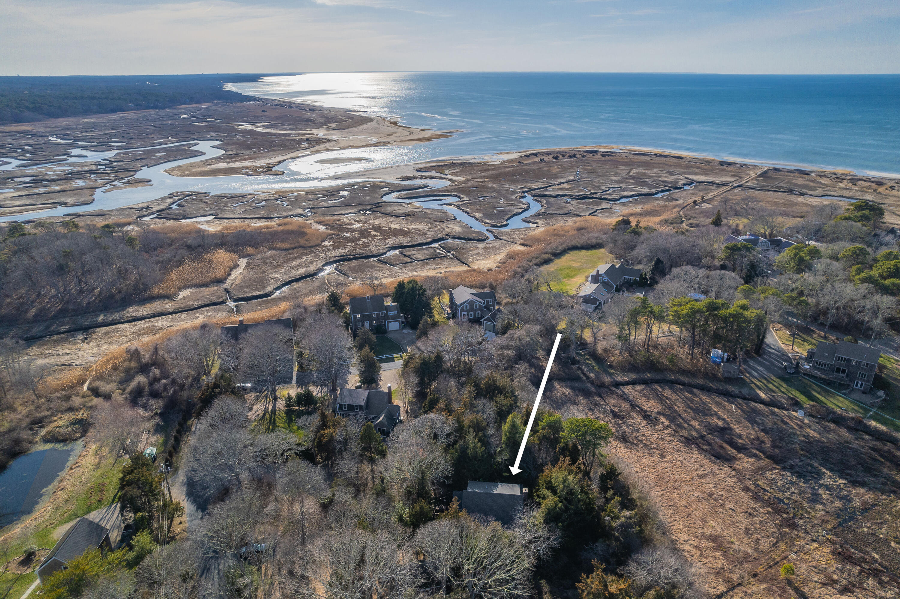 24 Blueberry Island Road Orleans, MA 02653 - Photo 1 of 39 a view of an ocean beach