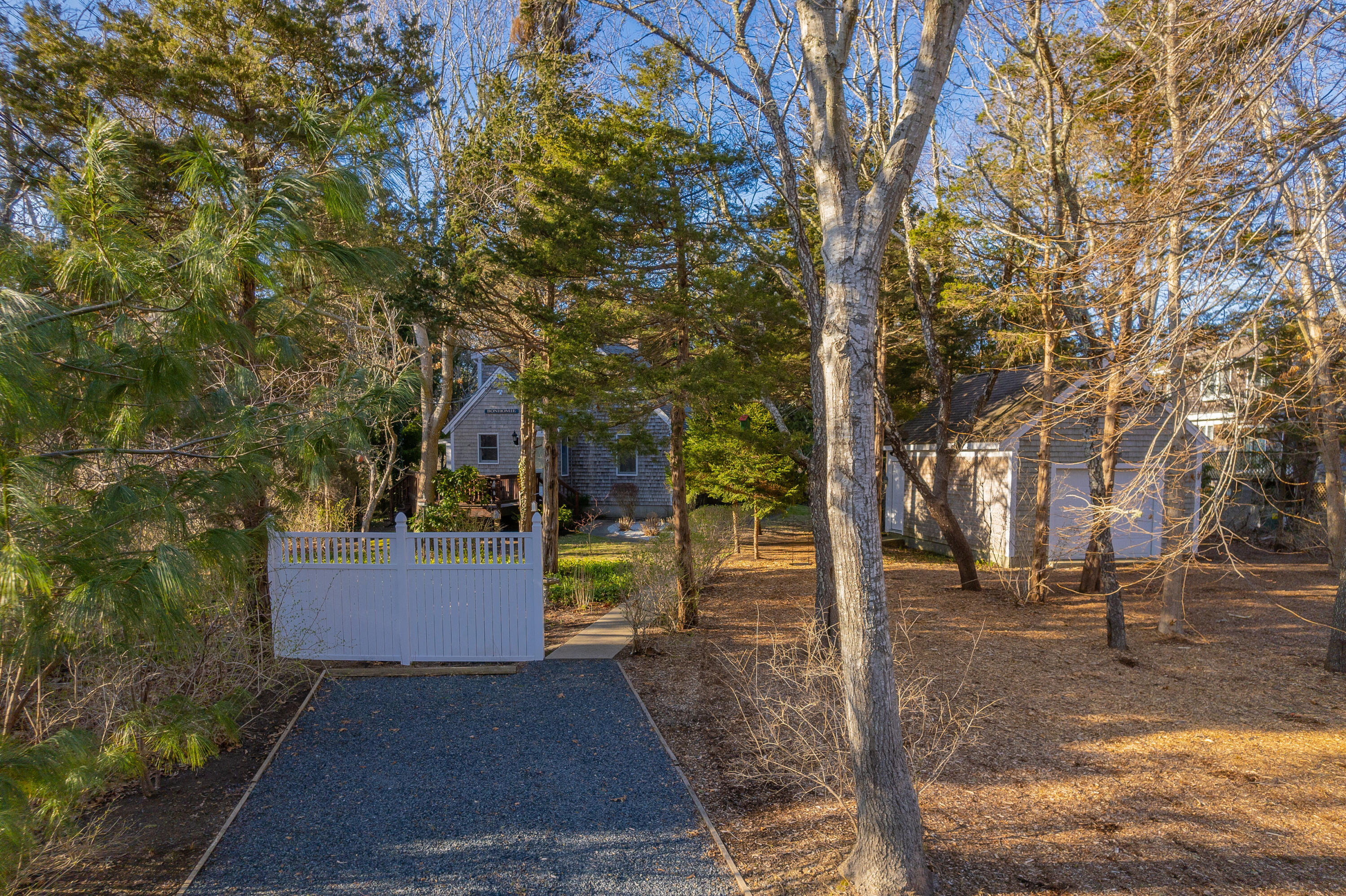 24 Blueberry Island Road Orleans, MA 02653 - Photo 2 of 39 a view of a street with houses
