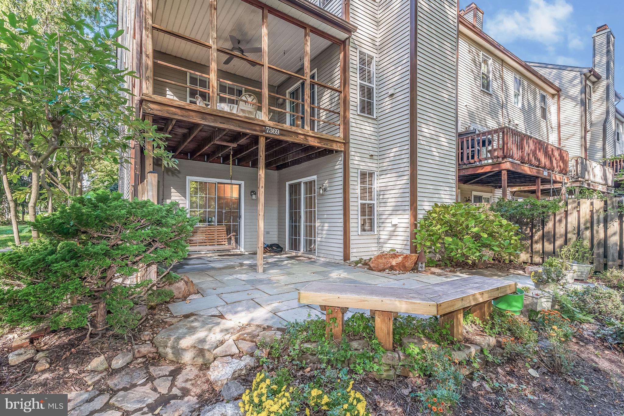 7369 Swan Point Way, Unit 109 Columbia, MD 21045 - Photo 33 of 65 Patio & Rear Exterior