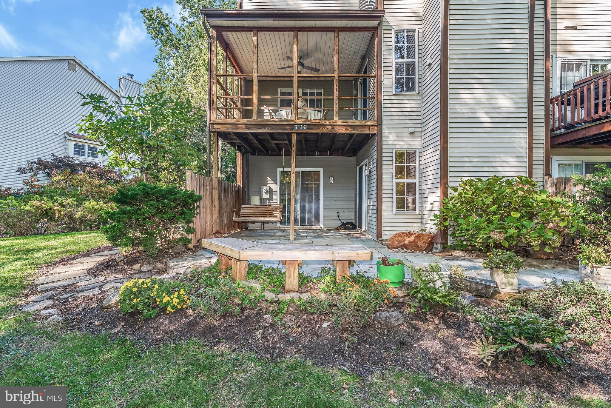 7369 Swan Point Way, Unit 109 Columbia, MD 21045 - Photo 34 of 65 Patio & Rear Exterior