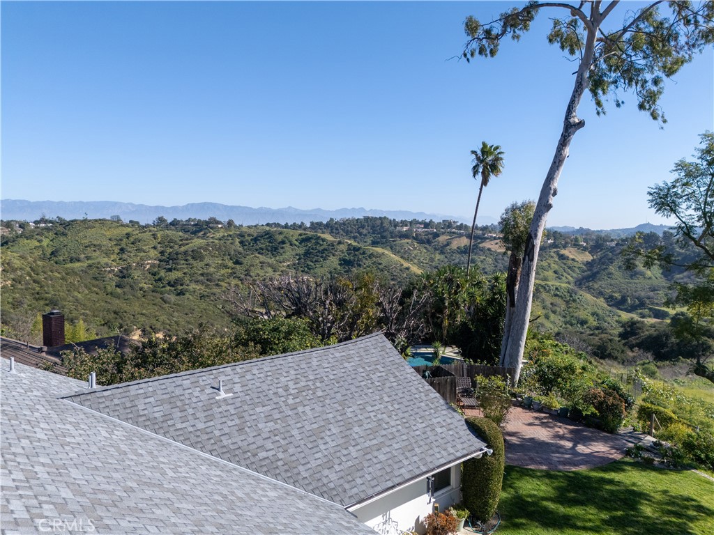 2612 Roscomare Road Los Angeles, CA 90077 - Photo 21 of 21 Drone 4 Rooftop View