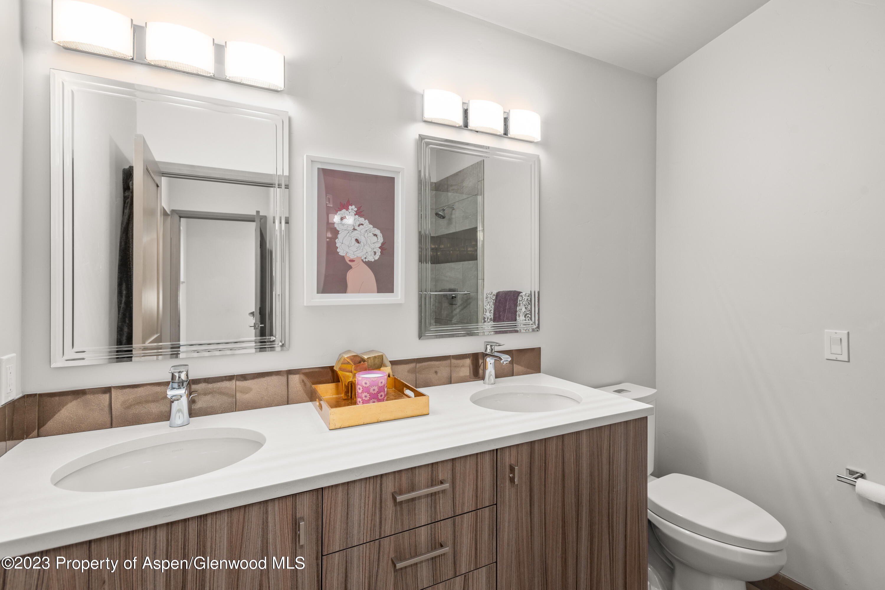 331 Branding Way Basalt, CO 81621 - Photo 16 of 28 a bathroom with a sink vanity mirror and toilet