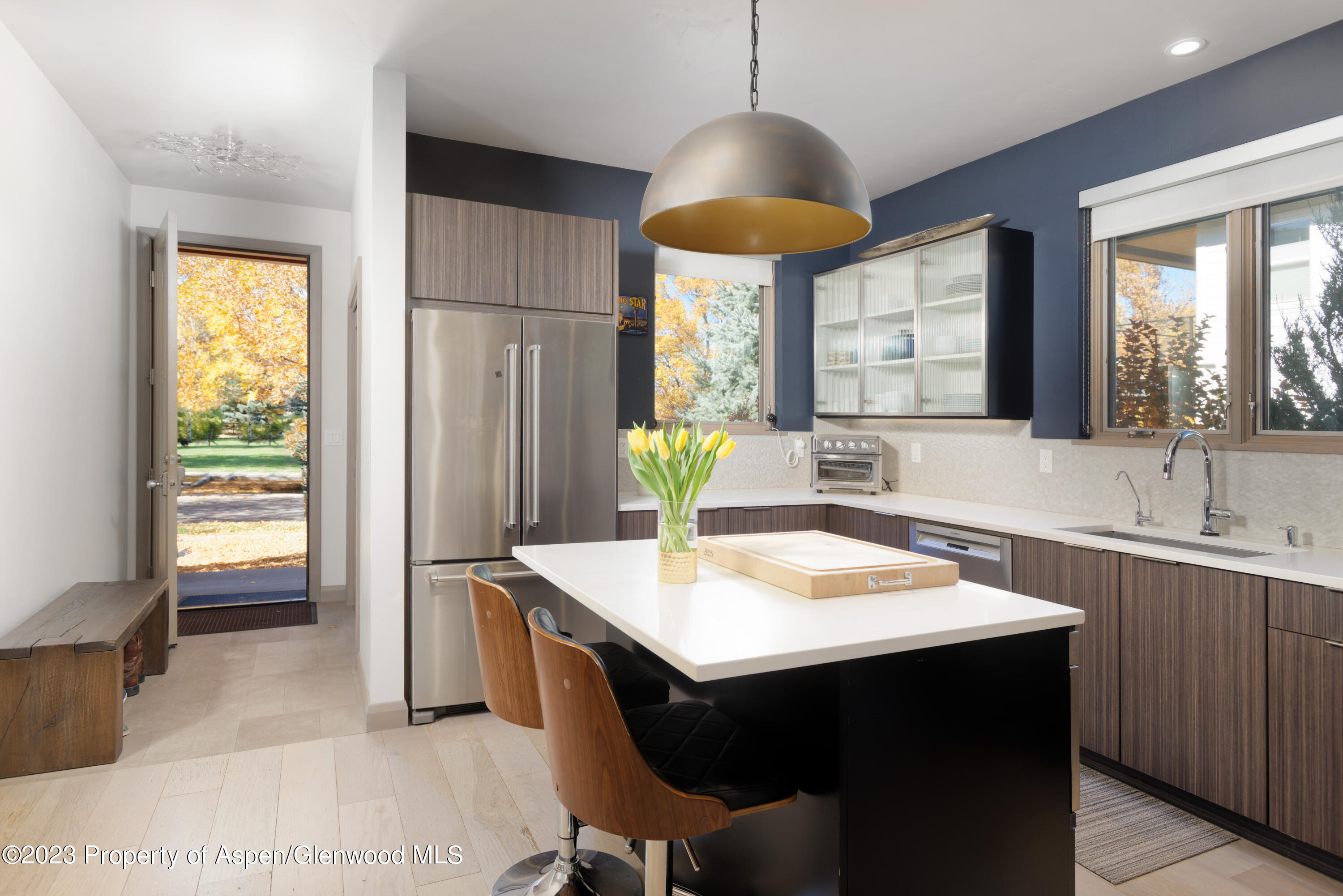 331 Branding Way Basalt, CO 81621 - Photo 2 of 28 a kitchen with a table chairs and sink