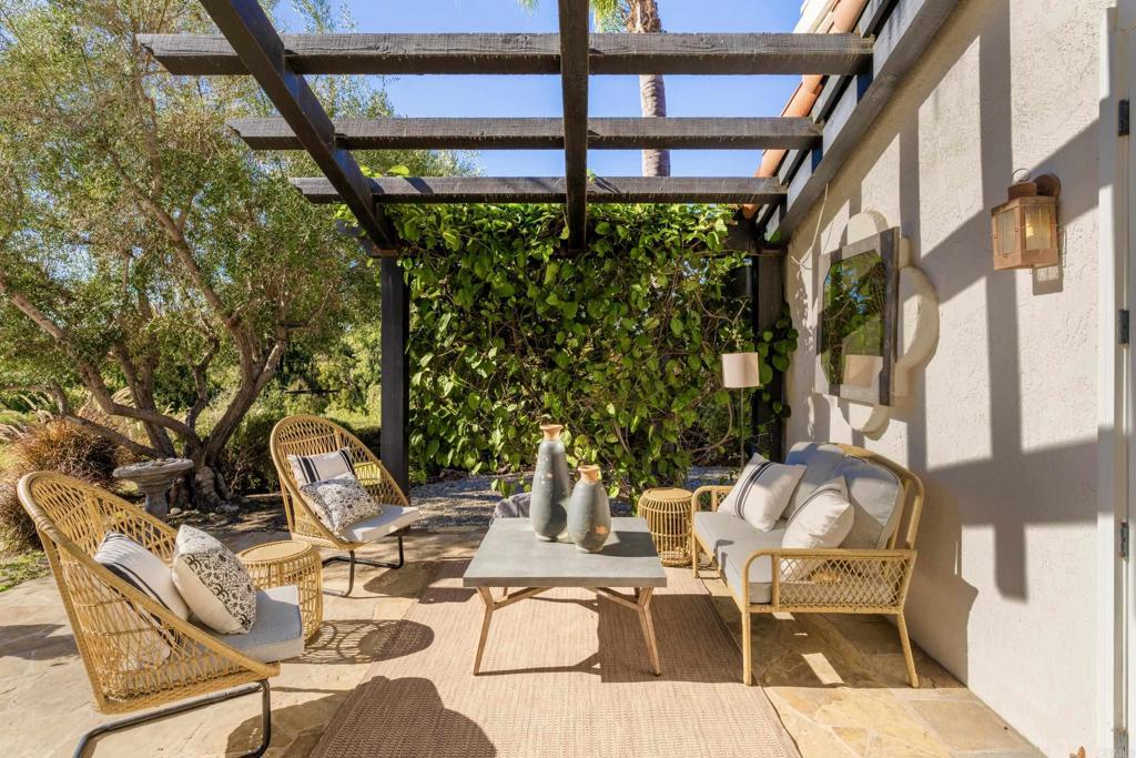 17543 Via Del Bravo Rancho Santa Fe, CA 92067 - Photo 23 of 41 a view of an outdoor space with seating