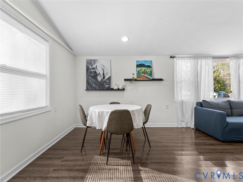 1401 Bramwell Road Richmond, VA 23225 - Photo 14 of 42 a view of a dining room with furniture window and wooden floor