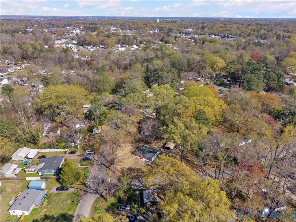 1401 Bramwell Road Richmond, VA 23225 - Photo 41 of 42 an aerial view of residential houses with outdoor space and trees