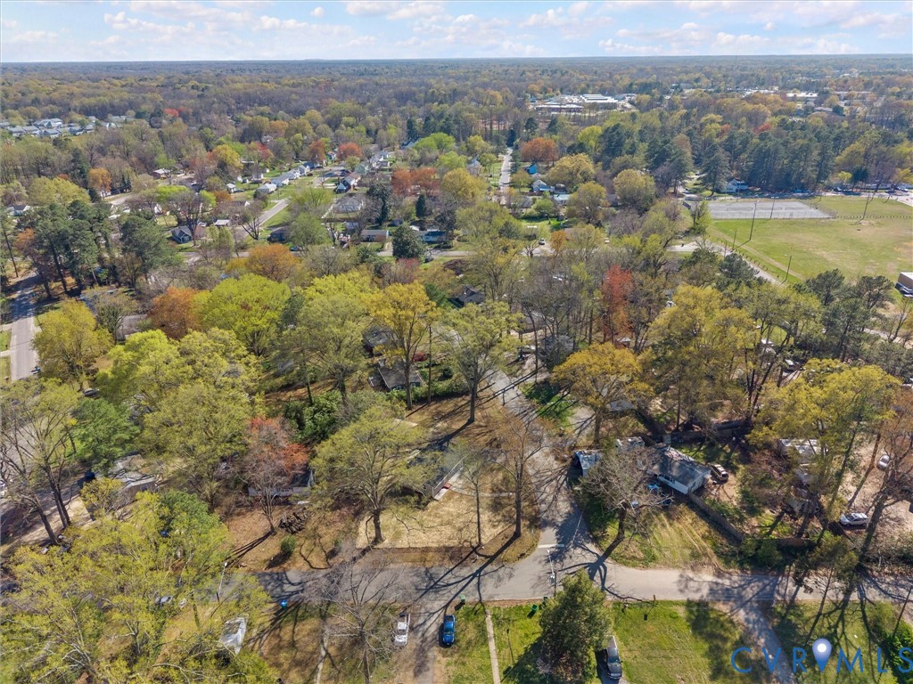 1401 Bramwell Road Richmond, VA 23225 - Photo 42 of 42 an aerial view of residential houses with outdoor space and trees