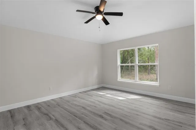 wooden floor in an empty room