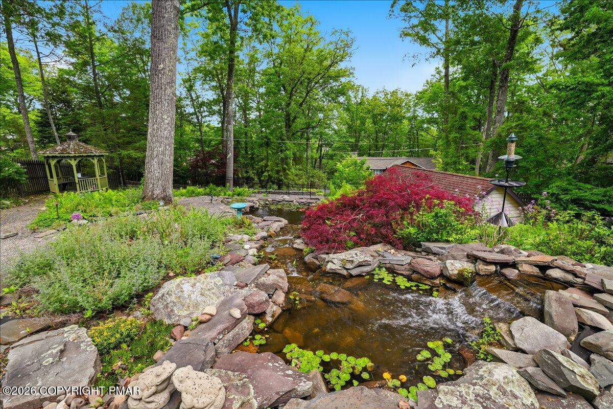 315 West Gate Road Cresco, PA 18326 - Photo 34 of 60 Garden koi pond