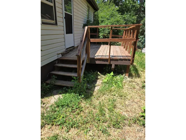 a view of a house with a door