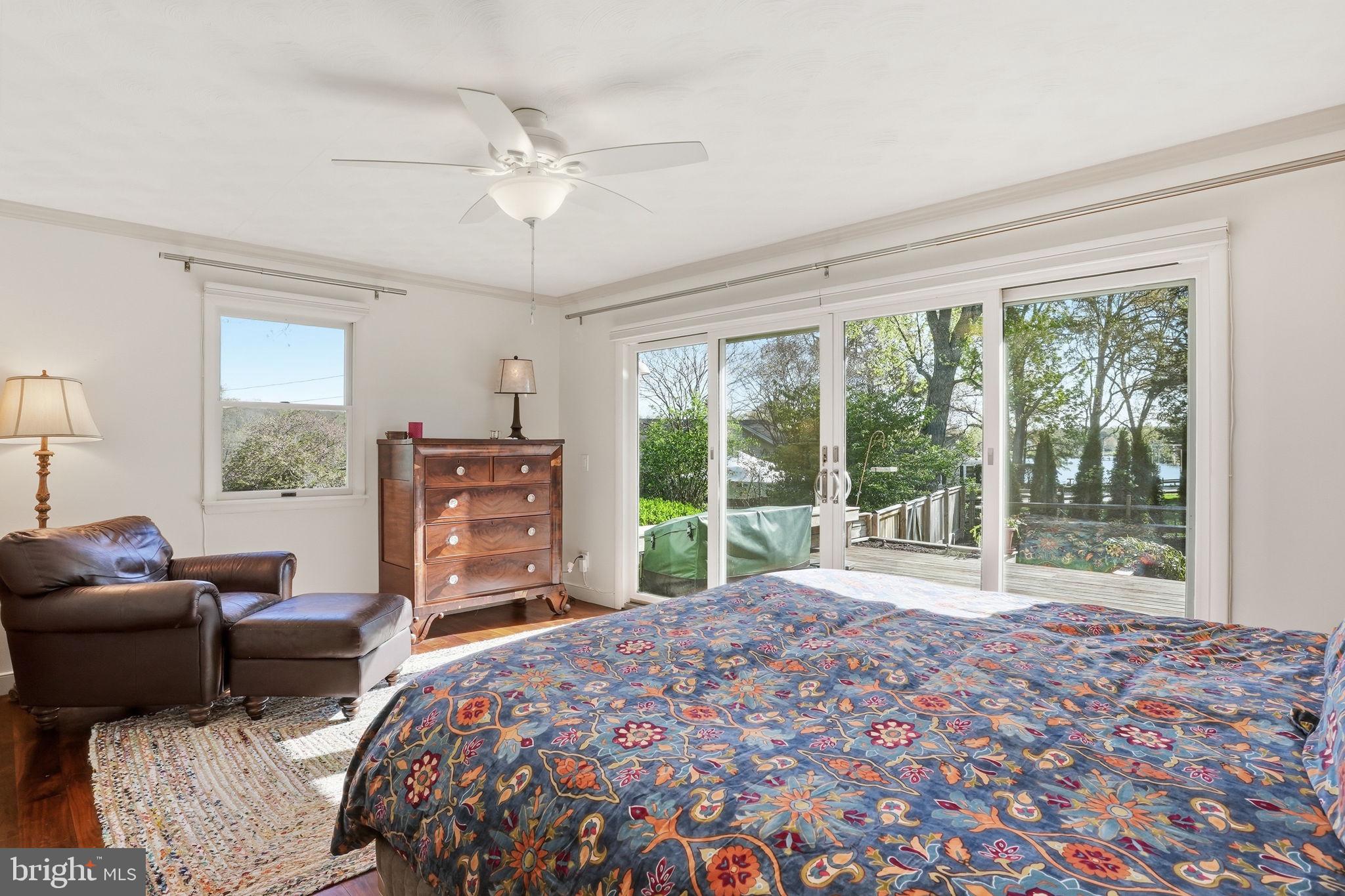 28540 Holden Road Easton, MD 21601 - Photo 19 of 55 Primary Bedroom with Views of Peachblossom Creek