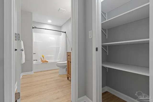 a view of an empty room