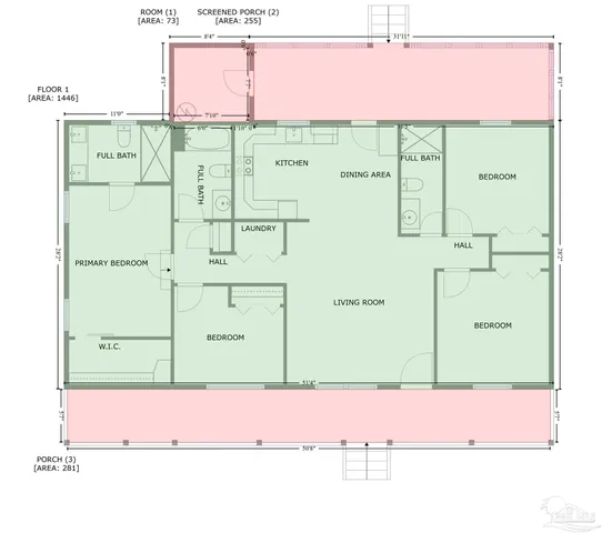 $2,200 | 5968 Capitol Drive, Gulf Breeze, FL 32563