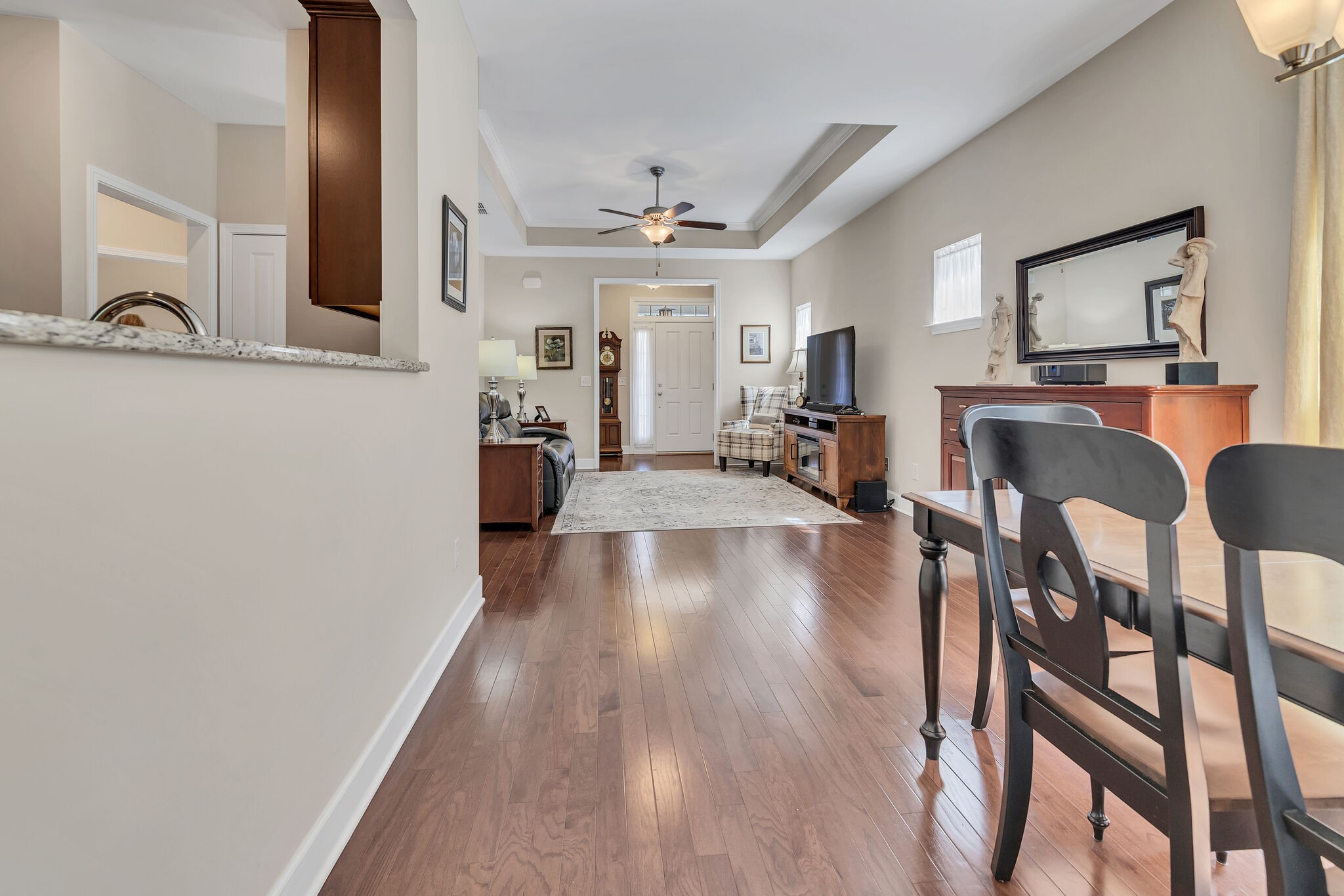 2218 Rigden Mill Drive Smyrna, TN 37167 - Photo 12 of 32 a view of living room with furniture and flat screen tv