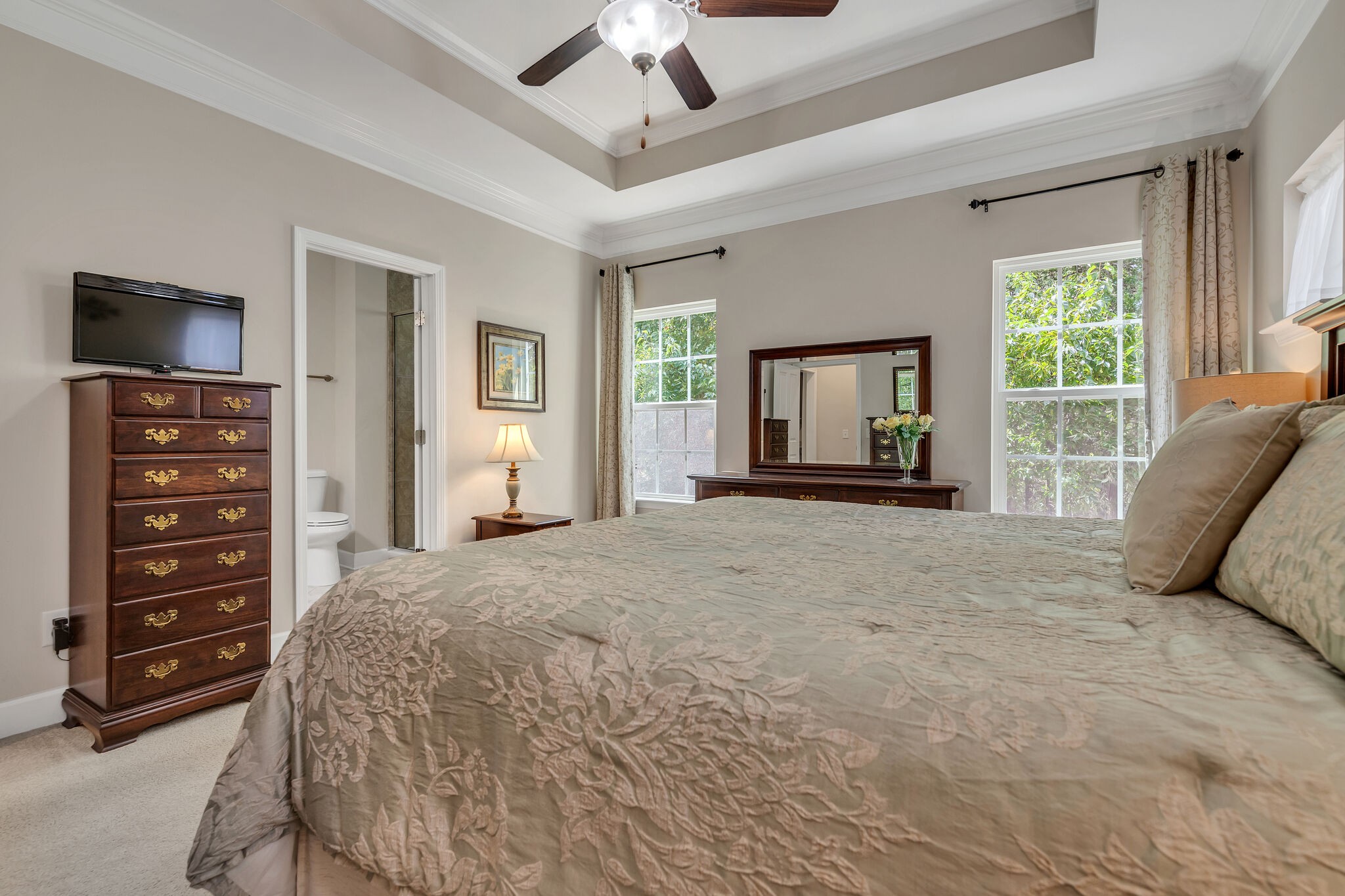 2218 Rigden Mill Drive Smyrna, TN 37167 - Photo 17 of 32 a bedroom with a bed and a television