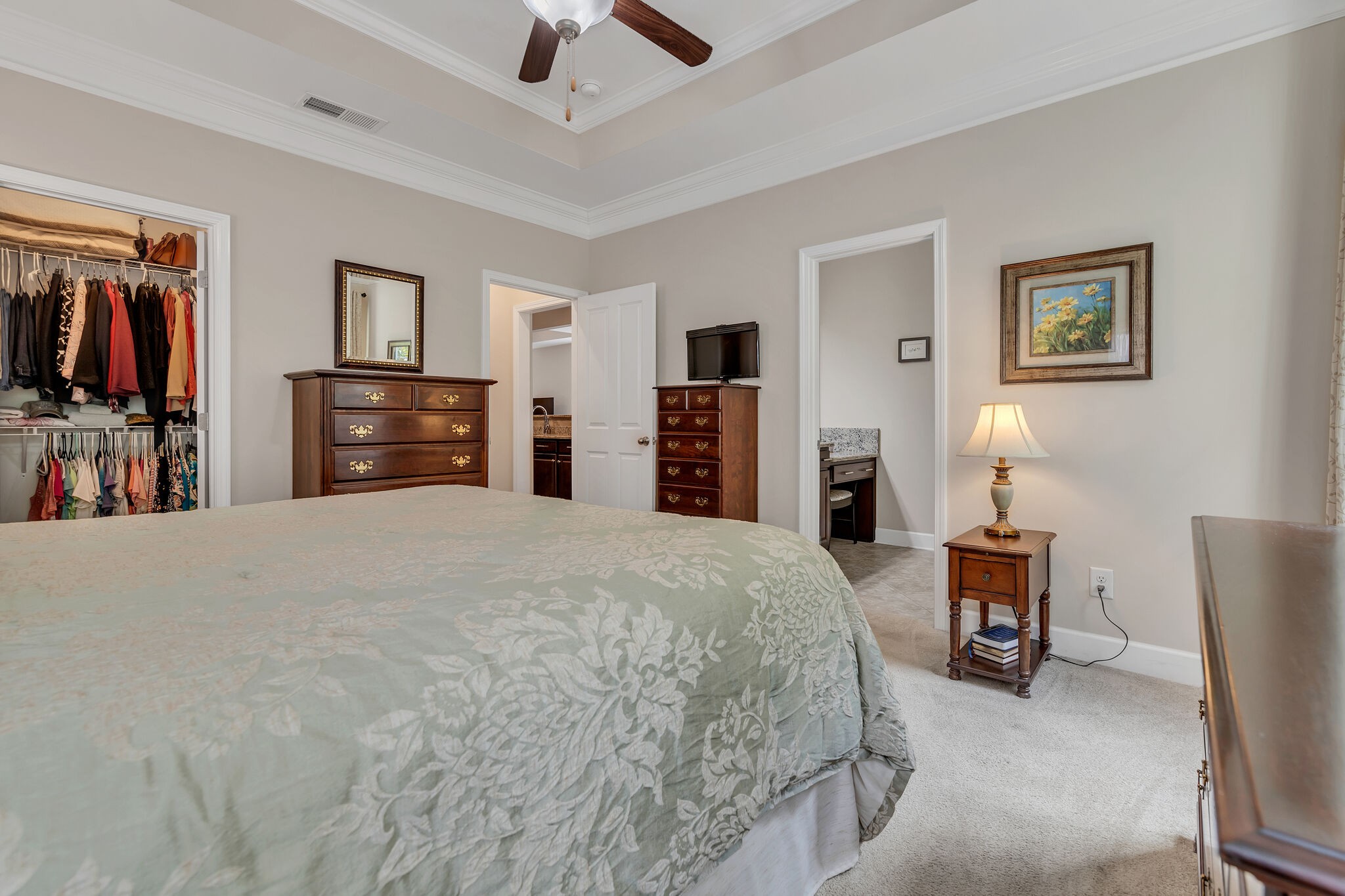 2218 Rigden Mill Drive Smyrna, TN 37167 - Photo 18 of 32 a bed room with a bed and a television