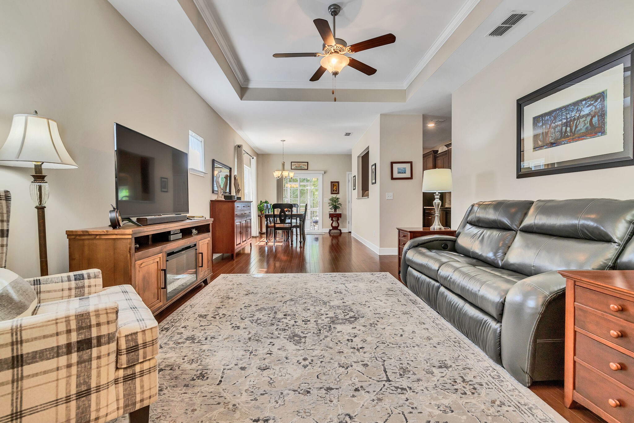 2218 Rigden Mill Drive Smyrna, TN 37167 - Photo 7 of 32 a living room with furniture and a flat screen tv