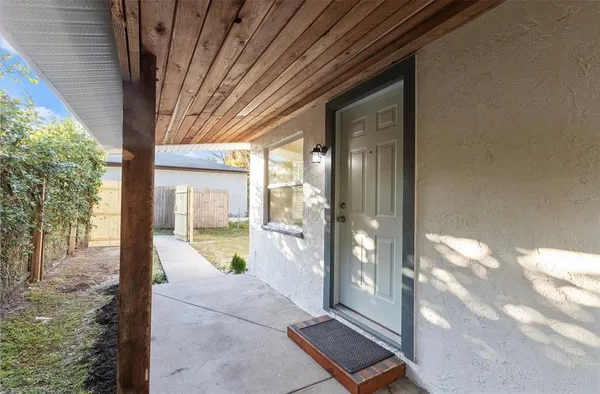 a view of a house with a porch