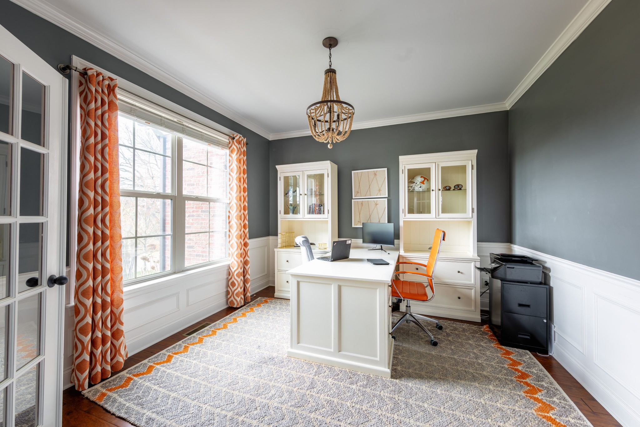 165 Chester Stevens Road Franklin, TN 37067 - Photo 6 of 25 a room with a window wooden floor and a chandelier